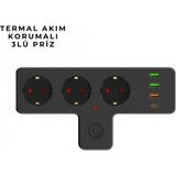 Marsilyan- 3397 Akım Korumalı Priz - Renkli - standart