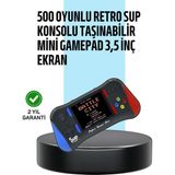 Marsilyan 3,5 Inç Ekranlı Taşınabilir El Konsolu – 500 Klasik Oyunla Eğlence Yanınızda