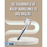 Marsilyan 360° Ayarlanabilir Çok Fonksiyonlu Duş Başlığı - Renkli - standart
