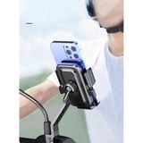 Marsilyan- 360° Dikiz Aynası Bisiklet Motosiklet Telefon Tutucu - Renkli - standart