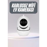 MARSİLYAN- 360° Full HD Akıllı Kamera Hareket Sensörlü Wifi Kamera Çocuk Güvenlik Kamerası