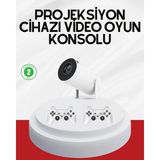 Marsilyan 3D Oyun Destekli Kablosuz Ev Sinema Projeksiyon Cihazı - Renkli - standart