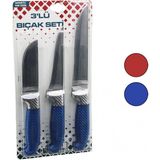 Marsilyan 3pcs Bilezikli Kurban Bıçak Seti BP-320Y--BP-036K--BP-0403 No:2 Kemik Sıyırma - No:0 Yüzme - No:3 Et Kurban Bıçak (4887) - Renkli - 1