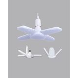 Marsilyan 4 Kollu Katlanır Pervane LED Ampül 60 Watt Yüksek Aydınlatma ve Enerji Tasarrufu - 1 m - 00 Beyaz