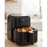Marsilyan 4 Litre Cam Hazneli 1360W Ayarlanabilir Isılı Airfryer - ınoks
