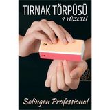 Marsilyan 4 Yüzeyli Tırnak Törpüsü ve Parlatma Blok Sünger Solingen Professional 716803 - Renkli - standart