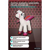 Marsilyan™- 42 cm Yumuşak Peluş Kanatlı Unicorn At Figürü Rengarenk Hediye Peluş Oyuncak BX-313550