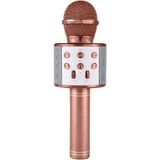 Marsilyan 4887 Karaoke Mikrofonlu Şarjlı Rose Gold Bluetooth Hoparlör