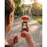 Marsilyan 4K Ultra Hd Gimbal Kamera Sabitleyici ve 180 Derece Hareketli Lensli Vlog Kamera - Renkli - standart