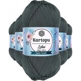 Marsilyan 5 Adet Lotus Bikini Büstiyer Bluz Örgü Ipi K944 Füme - Renkli - standart