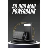 Marsilyan 50.000 Mah LED Dijital Göstergeli USB Çıkışı Powerbank - Renkli - standart