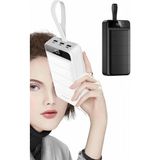 Marsilyan 50.000 Mah Powerbank Turbo Hızlı LED Göstergeli Android Ios Uyumlu Taşınabilir Askılı