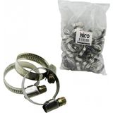 Marsilyan™- 50 Adet 20-32MM Metal Hortum Kelepçe Tork Ayarlı - Ayarlanabilir Klips BX40 - Renkli - Standart