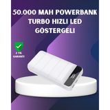 Marsilyan 50000MAH Yüksek Kapasiteli Powerbank Hızlı Şarj ve LED Ekranlı Ieg - Çok Renkli