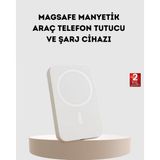 Marsilyan- 5000MAH Manyetik Powerbank – iPhone Serisi Için Taşınabilir Kablosuz Şarj Cihazı