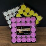 Marsilyan 50'li Tealight Mum - Renkli - standart