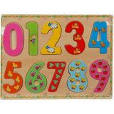 Marsilyan 5215 -Wooden Puzzle Numbers 10 Parça