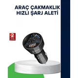 Marsilyan 55W Hızlı Araç Şarj Cihazı Quick Charge 3.0 ve Pd Destekli - 1 - Renkli