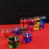 Marsilyan 6 Lı Jel Renkli Mum - standart