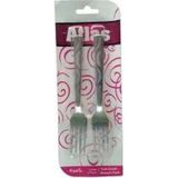Marsilyan 6 PARÇA METAL TATLI ÇATALI (K95) - Renkli - standart