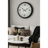 Marsilyan 60 cm Siyah Metal Dizayn Duvar Saati - 1