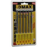 Marsilyan™- 6pcs Mini Çelik Eğe Seti Düz - Yuvarlak - Yarı Dairesel - Kare - Üçgen BX40 - Renkli - Standart