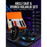 Marsilyan 7 Kordonlu Akıllı Saat ve Kulaklığı Anc Özelliği Kulak Içi Mikrofonlu Sesli Görüşme - 35 - 48 mm - 1 - Renkli