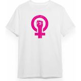 Marsilyan 8 Mart Dünya Kadınlar Günü Için Özel Baskılı T-Shirt - Beyaz