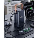Marsilyan 80000 Mah Taşınabilir Powerbank Süper Hızlı Şarj Çoklu Çıkış ve LED Göstergeli - 001-Renkli