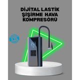 Marsilyan 80W Kablosuz Dijital Ekranlı Taşınabilir Lastik Şişirme Pompası - 1 - 0 - Siyah