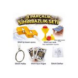 Marsilyan 8’li Sihirbazlık Seti (Kibrit, Defter, Halka, Kupa, İp, 3’lü Kart) ILKEL-PARTI34