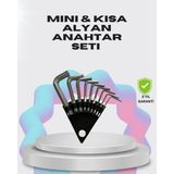 Marsilyan 9 Parça Kısa Tip Alyan Seti Isıl Işlemli Profesyonel Kullanım - Renkli - 1