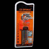 Marsilyan 9 Parça Krom Uzun - Düz Alyan 180MM (K95) - Renkli