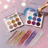 Marsilyan 9 Renk Glitter Diamond Far Paleti - 2'li Set
