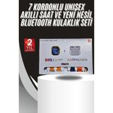 Marsilyan- 9 Ultra Akıllı Saat 49MM 2inç Ekran 7 Kordonlu ve Bluetooth Kulaklık - 1 - Renkli