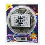 Marsilyan 9mt Kumandalı - USB Li Rgb Şerit LED 0.4W/M - 20LM/LED -20+55°c (4887)