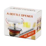 Marsilyan™- A Bottle Opener Çevir--Sıkıştır--Aç=kollu Metal Kavanoz Açacak Plastik Kol BX40 - Renkli - standart