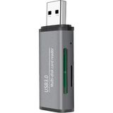 Marsilyan ADS-105 USB 3.0 Hızlı Card Reader Sd/tf Hafıza Kart Okuyucu - Gri