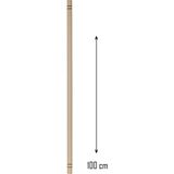 Marsilyan Ahşap 100 cm Hamur Açma Şekillendirme Oklavası -56041 - Renkli