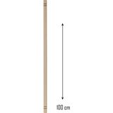 Marsilyan Ahşap 100 cm Hamur Açma Şekillendirme Oklavası ROYALEKS-56041