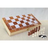Marsilyan Ahşap Kutulu Satranç Model 1 - Renkli - standart