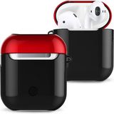 Marsilyan Airpods 2 (2.nesil) 3in1 Kılıf - Siyah-Kırmızı - Renkli