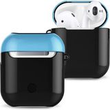Marsilyan Airpods 2 (2.nesil) 3in1 Kılıf - Siyah-Mavi - Renkli