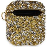 Marsilyan Airpods 2 (2.nesil) Mira Taşlı Kılıf - Gold - 1 - Renkli