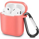Marsilyan Airpods 2 (2.nesil) Sert Silikon Kılıf - Fuşya - 1 - Renkli