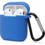 Marsilyan Airpods 2 (2.nesil) Sert Silikon Kılıf - Mavi - 1 - Renkli