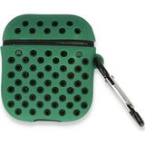 Marsilyan Airpods 2 (2.nesil) Spor Delikli Kılıf - Yeşil-Siyah - 1 - Renkli