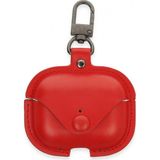 Marsilyan Airpods Pro 2 (2.nesil) Çanta Deri Kılıf - Kırmızı - 1 - Renkli