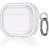Marsilyan Airpods Pro 2 (2.nesil) Shiny Şeffaf Kılıf - Beyaz - 1 - Renkli