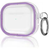Marsilyan Airpods Pro 2 (2.nesil) Shiny Şeffaf Kılıf - Mor - 1 - Renkli